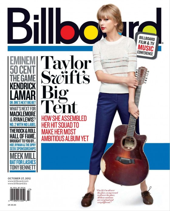 Taylor Swift - Billboard USA Magazine (Oct 2012)